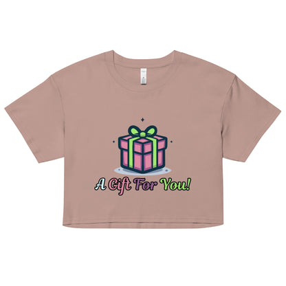 Haut court cadeau pour femme