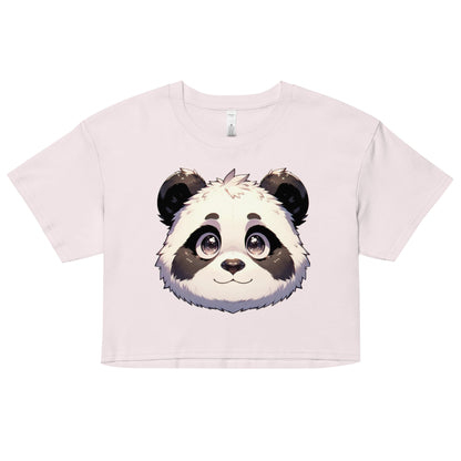 Top corto de panda para mujer